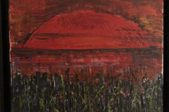 Sonnenuntergang - Acryl auf Leinwand